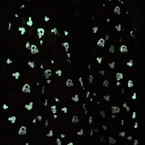 Disney Parks Mickey Pumpkin, Glow in the Dark, Suit Jacket, Halloween, Size L/XL - Picture 4 of 4